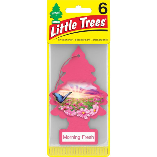  Little Trees Morning Fresh Hanging Air Freshener For Car & Home 6 Pack! 