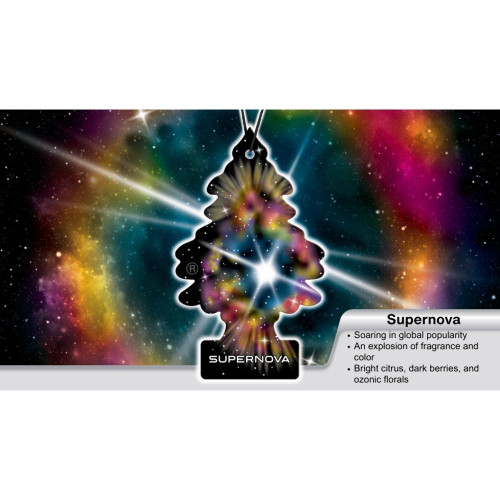 Little Trees Supernova Hanging Air Freshener For Car & Home 6 Pack!   Little Trees Supernova Hanging Air Freshener For Car & Home 6 Pack!