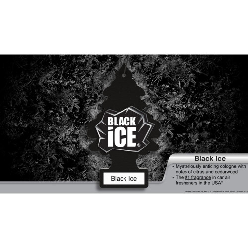  Little Trees Black Ice Hanging Air Freshener For Car & Home 6 Pack! 