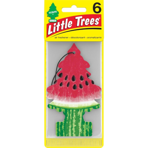  Little Trees Watermelon Hanging Air Freshener For Car & Home 6 Pack! 