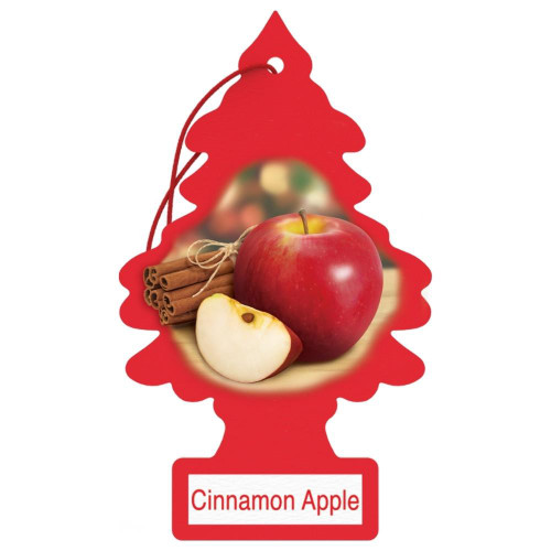  Little Trees Cinnamon Apple Hanging Air Freshener For Car & Home 6 Pack! 