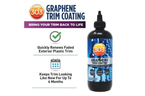 303 Products 30249 Graphene Trim Coating for Car & Auto Plastic Protector 8 Oz   303 Products 30249 Graphene Trim Coating for Car & Auto Plastic Protector 8 Oz