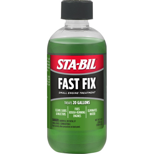 STA-BIL 22304 Fast Fix Small Engine Treatment Cleans Carburetors - 8oz