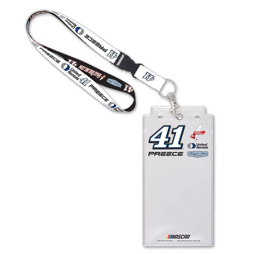  Ryan Preece #41 LANYARD CREDENTIAL HOLDER W/LANYARD 