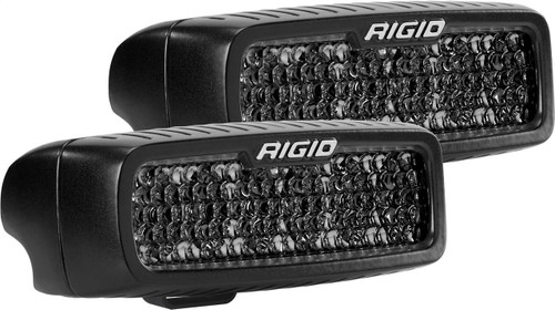 RIGID INDUSTRIES Rigid Industries Sr-Q Series Pro Spot Diffused Midnight Surface Mount | Pair For Universal Applications  RIGID INDUSTRIES Rigid Industries Sr-Q Series Pro Spot Diffused Midnight Surface Mount | Pair For Universal Applications