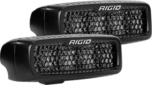 RIGID INDUSTRIES Rigid Industries Sr-Q Series Pro Spot Diffused Midnight Surface Mount | Pair For Universal Applications  RIGID INDUSTRIES Rigid Industries Sr-Q Series Pro Spot Diffused Midnight Surface Mount | Pair For Universal Applications