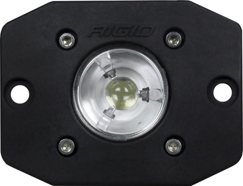 RIGID INDUSTRIES Rigid Industries Ignite Led Light, Flood Beam Pattern, Flush Mount, Black Housing | Single For Universal Applications 