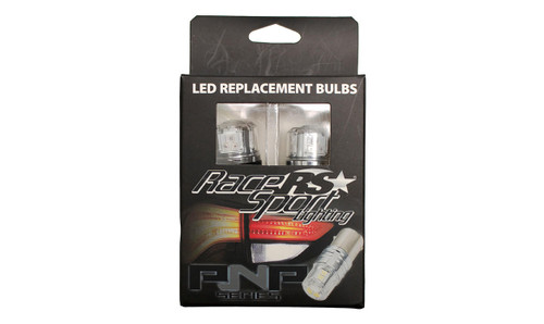  Race Sport Rsba9s3030r Pnp Series Ba9s Led Bulbs W/ 3030 Diode And Corrosion Proof Cover - Red Led 