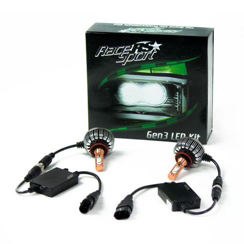 Race Sport H13-Led-G3-Kit H13-3 Gen3 High/Lowled Headlight Kit W/ 360 Design, Copper Core, &Amp; Pancake Fan   Race Sport H13-Led-G3-Kit H13-3 Gen3 High/Lowled Headlight Kit W/ 360 Design, Copper Core, &Amp; Pancake Fan