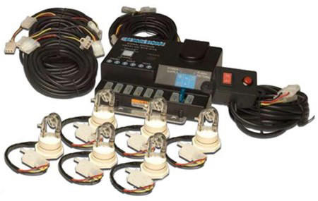  Race Sport Rs-Rte-246 6-Bulb 120W Halogen Strobe Kit (White) 