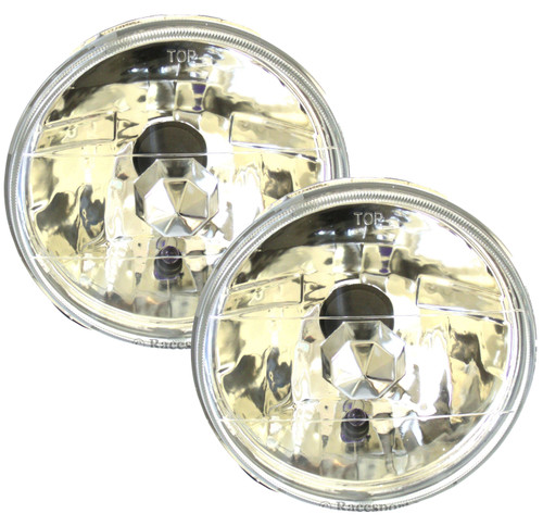 Race Sport Rs-7008 7In Diamond Cut Headlight Conversion Lens (Pair)