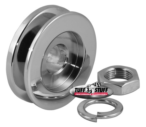 Tuff-Stuff Alternator Chrome Single V-Pulley