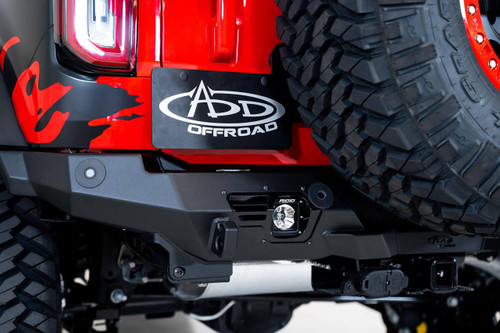 ADDICTIVE DESERT DESIGNS Addictive Desert Designs 21-23 Ford Bronco Bomber Rear Bumper  ADDICTIVE DESERT DESIGNS Addictive Desert Designs 21-23 Ford Bronco Bomber Rear Bumper