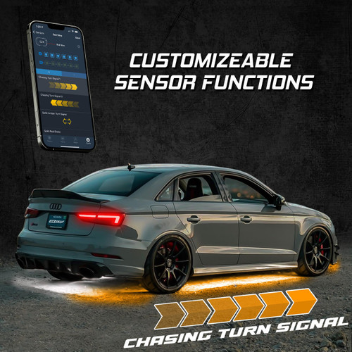 XKGlow Xkglow Xkalpha Led Underglow Light Kit - 8Pc Undercar With 4 Rock Lights  XKGlow Xkglow Xkalpha Led Underglow Light Kit - 8Pc Undercar With 4 Rock Lights