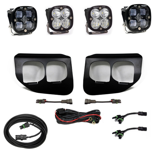  Baja Designs 20-22 Ford Superduty Squadron Sae/Sport Fog Pocket Light Kit - Clear Lens 