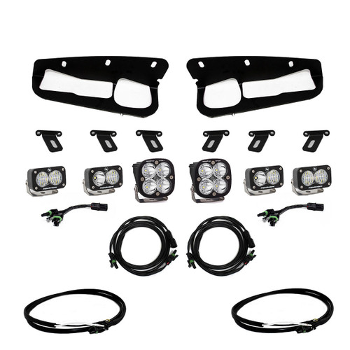  Baja Designs 21-24 Ford Bronco Squadron Sport/S2 Sport Fog Pocket Light Kit With Upfitter Wiring 