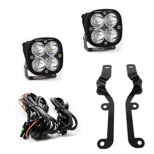  Baja Designs 19-21 Chevy Silverado 1500 Squadron Sport A-Pillar Light Kit 