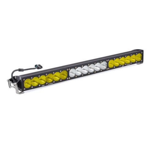  Baja Designs Onx6 Straight Dual Control Led 30" Light Bar - Amber/Clear Lens 