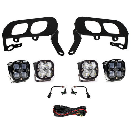  Baja Designs 14-15 Gm 1500 Truck Squadron Sport/Sae Dual Fog Pocket Light Kit - Clear Lens 