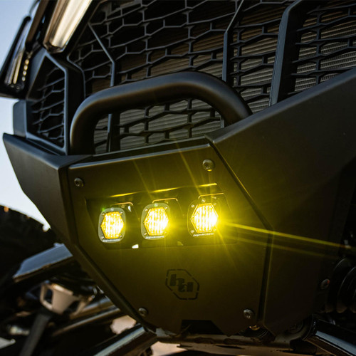  Baja Designs 22-24 Polaris Rzr Pro R S1 Lower Facia Kit - Amber Lens 
