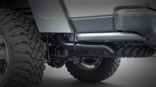 BORLA Borla 20-23 Jeep Gladiator High Clearance Atak Catback System - Ceramic Black Tip  BORLA Borla 20-23 Jeep Gladiator High Clearance Atak Catback System - Ceramic Black Tip