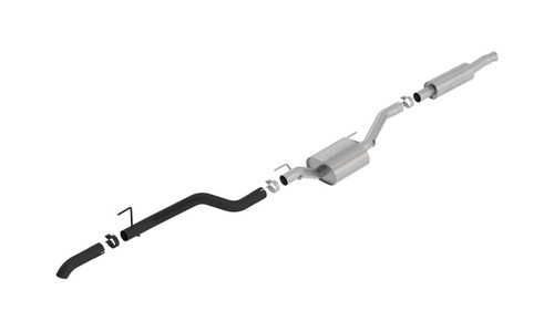 BORLA Borla 20-23 Jeep Gladiator High Clearance S-Type Catback System - Ceramic Black Tip 