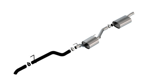 BORLA Borla 20-23 Jeep Gladiator High Clearance Touring Catback System - Ceramic Black Tip 