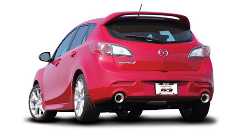 BORLA Borla 10-13 Mazda 3 Hatchback S-Type Axleback System  BORLA Borla 10-13 Mazda 3 Hatchback S-Type Axleback System