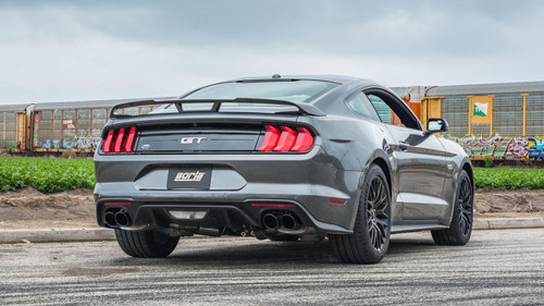 BORLA Borla 18-23 Ford Mustang Gt Atak Catback System - With Valves & Black Tips  BORLA Borla 18-23 Ford Mustang Gt Atak Catback System - With Valves & Black Tips