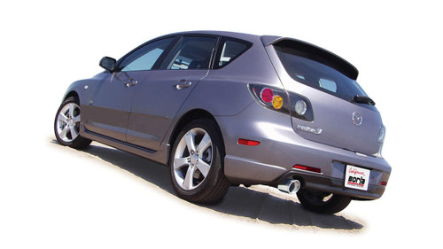 BORLA Borla 04-09 Mazda 3 Sedan/Hatch S-Type Catback System  BORLA Borla 04-09 Mazda 3 Sedan/Hatch S-Type Catback System