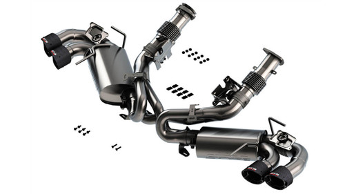 BORLA Borla 20-24 Chevy Corvette C8 Stingray S-Type Catback System - Carbon Fiber Tips 