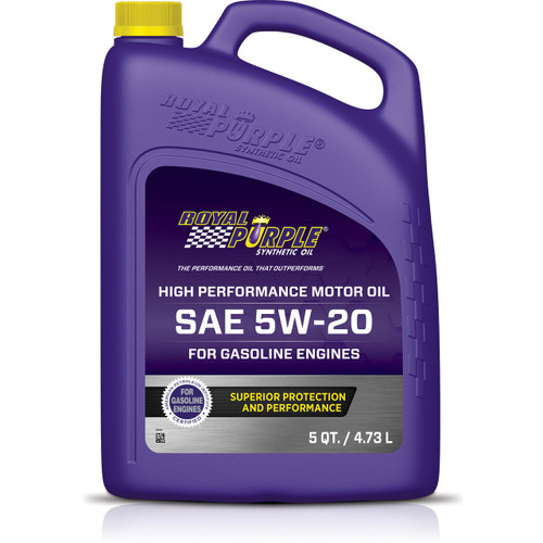 ROYAL PURPLE Royal Purple High Performance 5W-20 Motor Oil - 5Qt Bottle 