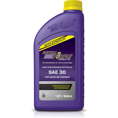 ROYAL PURPLE Royal Purple High Performance Sae 30 Motor Oil - 1Qt Bottle 