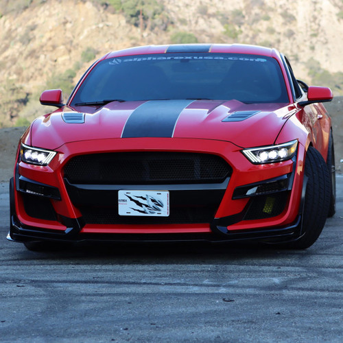 Alpharex 18-20 Mustang Shelby Gt350/Gt500 Nova-Series Led Projector Headlights - Alpha Black   Alpharex 18-20 Mustang Shelby Gt350/Gt500 Nova-Series Led Projector Headlights - Alpha Black