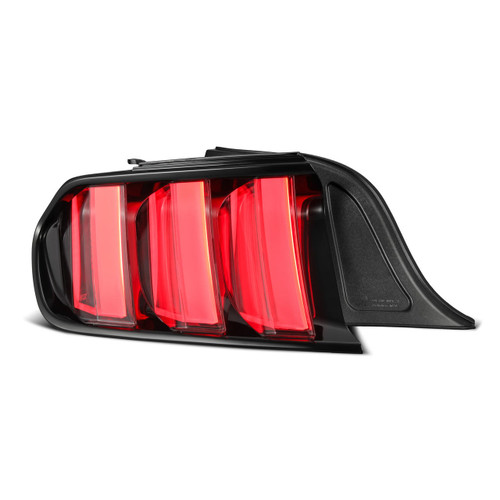 Alpharex 15-23 Ford Mustang Nova-Series Prismatic Led Tail Lights - Alpha Black   Alpharex 15-23 Ford Mustang Nova-Series Prismatic Led Tail Lights - Alpha Black