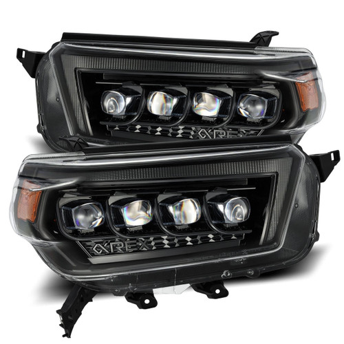  Alpharex 10-13 Toyota 4Runner Nova-Series Led Projector Headlights - Alpha Black 