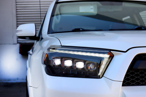 Alpharex 10-13 Toyota 4Runner Nova-Series Led Projector Headlights - Alpha Black   Alpharex 10-13 Toyota 4Runner Nova-Series Led Projector Headlights - Alpha Black
