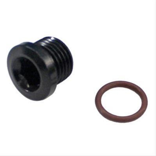 FRAGOLA Fragola #4 Port Plug W/ Socket Hex Fra481304-Bl 
