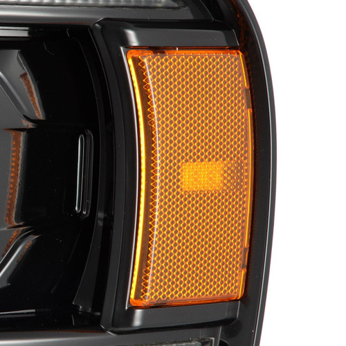 Alpharex 02-05 Dodge Ram Luxx-Series Led Projector Headlights - Alpha Black   Alpharex 02-05 Dodge Ram Luxx-Series Led Projector Headlights - Alpha Black