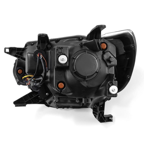  Alpharex 12-15 Toyota Tacoma Pro-Series Halogen Projector Headlights - Black 