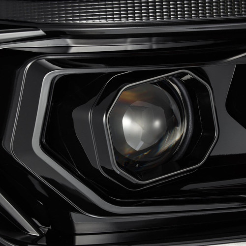 Alpharex 10-13 Toyota 4Runner Pro-Series Halogen Projector Headlights - Alpha Black   Alpharex 10-13 Toyota 4Runner Pro-Series Halogen Projector Headlights - Alpha Black