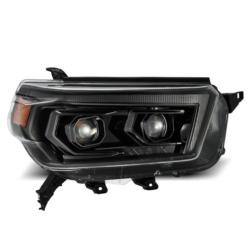 Alpharex 10-13 Toyota 4Runner Pro-Series Halogen Projector Headlights - Alpha Black   Alpharex 10-13 Toyota 4Runner Pro-Series Halogen Projector Headlights - Alpha Black
