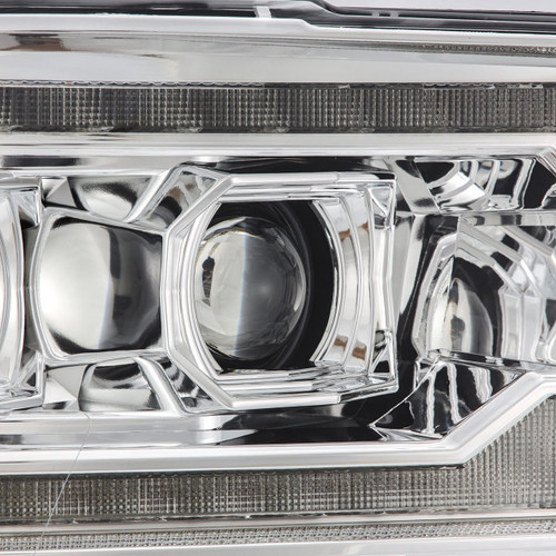 Alpharex 09-18 Ram Truck (Mk Ii 5Th Gen 2500 Style) Luxx-Series Led Projector Headlights - Chrome   Alpharex 09-18 Ram Truck (Mk Ii 5Th Gen 2500 Style) Luxx-Series Led Projector Headlights - Chrome