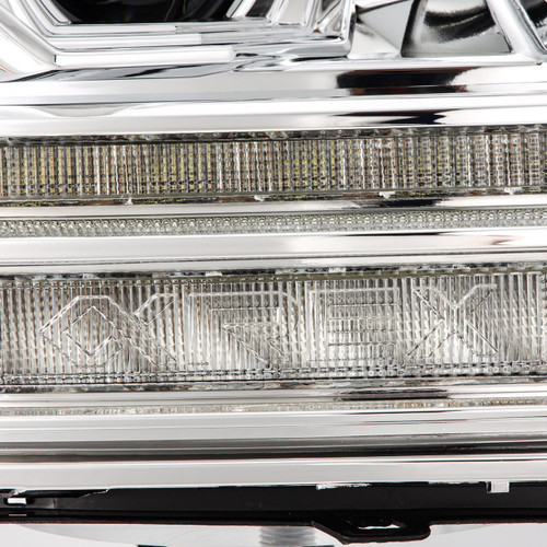 Alpharex 09-18 Ram Truck (Mk Ii 5Th Gen 2500 Style) Luxx-Series Led Projector Headlights - Chrome   Alpharex 09-18 Ram Truck (Mk Ii 5Th Gen 2500 Style) Luxx-Series Led Projector Headlights - Chrome