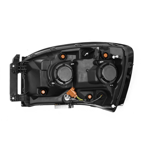 Alpharex 06-08 Dodge Ram Nova-Series Led Projector Headlights - Alpha Black   Alpharex 06-08 Dodge Ram Nova-Series Led Projector Headlights - Alpha Black