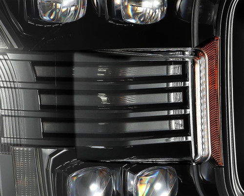  Alpharex 18-20 Ford F150 Nova-Series Led Projector Headlights - Alpha Black 