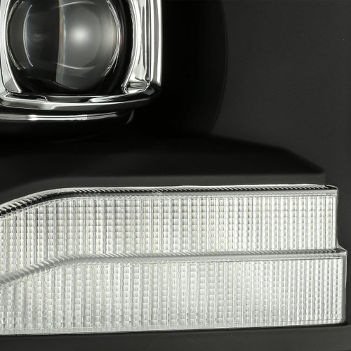  Alpharex 06-08 Dodge Ram Luxx-Series Led Projector Headlights - Black 