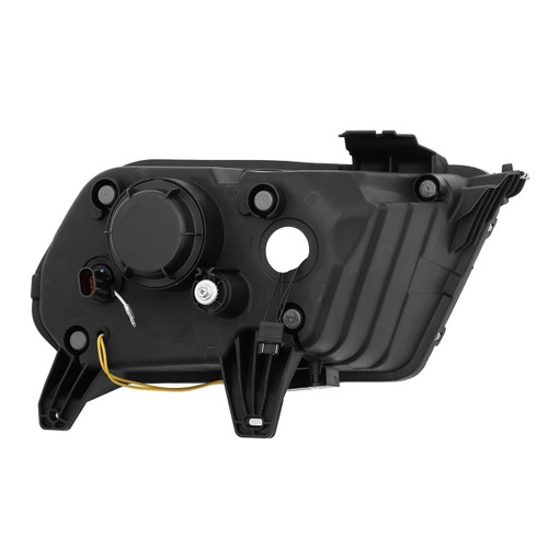  Alpharex 10-12 Ford Mustang Luxx-Series Led Projector Headlights - Black 