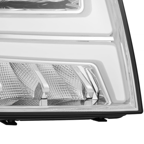 Alpharex 07-14 Chevrolet Tahoe/Suburban Nova-Series Led Projector Headlights - Chrome   Alpharex 07-14 Chevrolet Tahoe/Suburban Nova-Series Led Projector Headlights - Chrome