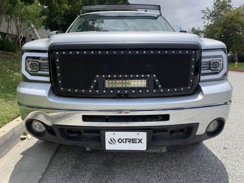 Alpharex 07-13 Gmc Sierra Pro-Series Halogen Projector Headlights - Black   Alpharex 07-13 Gmc Sierra Pro-Series Halogen Projector Headlights - Black